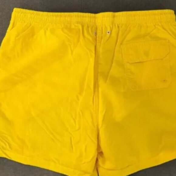 Solid & Striped Men’s Size XXL Classic Citron Yellow Striped Swim Trunks NWT - Picture 2 of 4